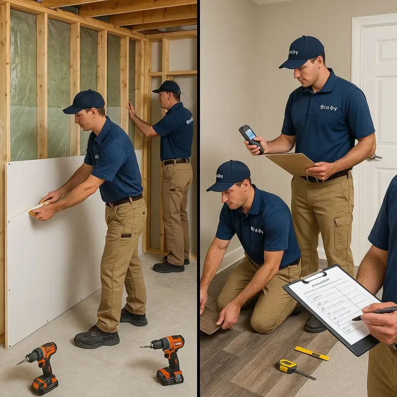 Repairs and Reconstruction process in Hodgkins, IL
